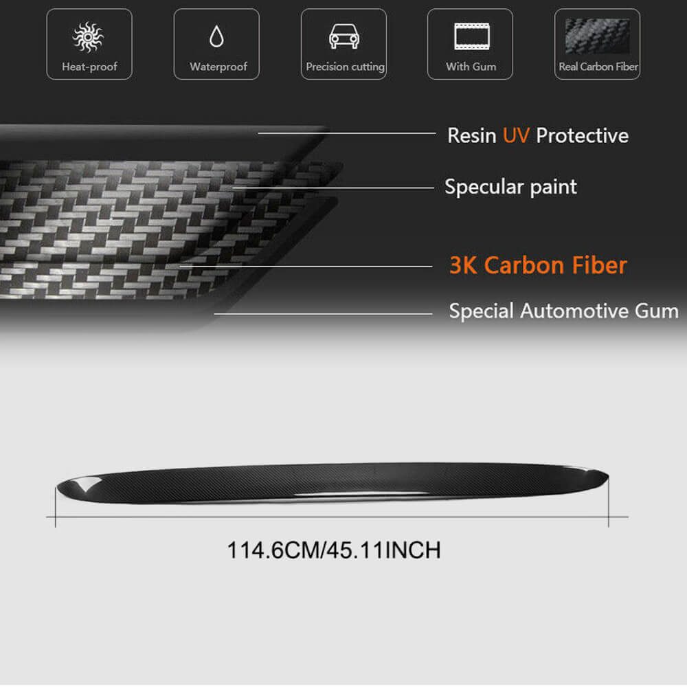 Mercedes Benz GLC Class (W253) C253 Coupe 2016-2019 Rear Roof Spoiler Carbon Fiber-Ahacarbon