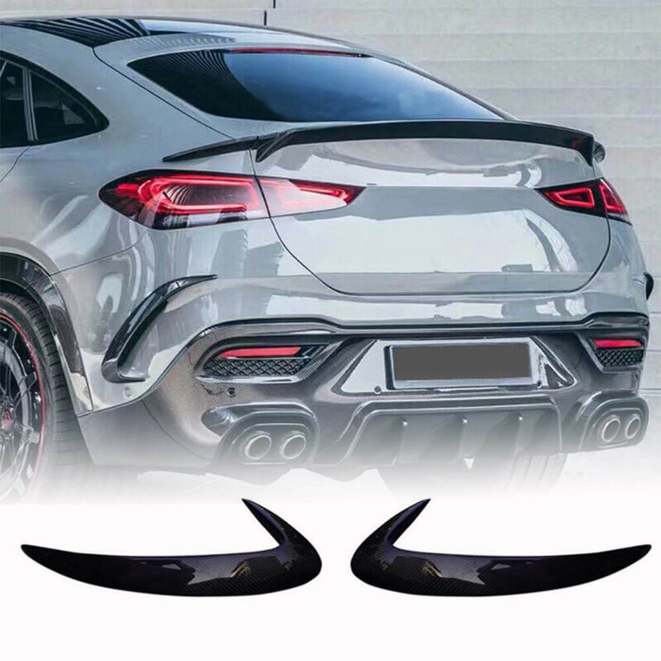 Mercedes Benz GLE Class C167 Coupe 2020UP Rear Bumper Splitters Carbon Fiber-Ahacarbon