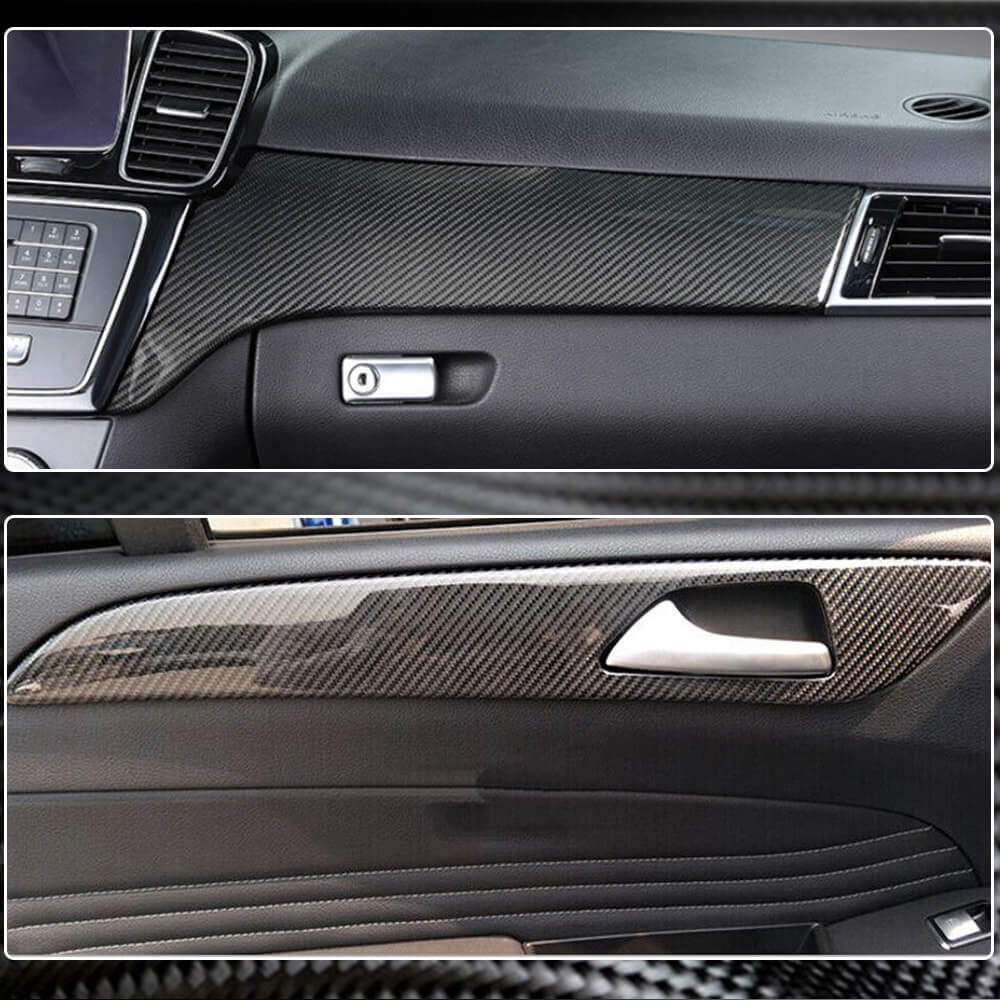 Mercedes Benz GLE Class C292 GLE43 GLE450 GLE63 AMG 2015-2019 Interior Dashboard Trims Carbon Fiber-Ahacarbon