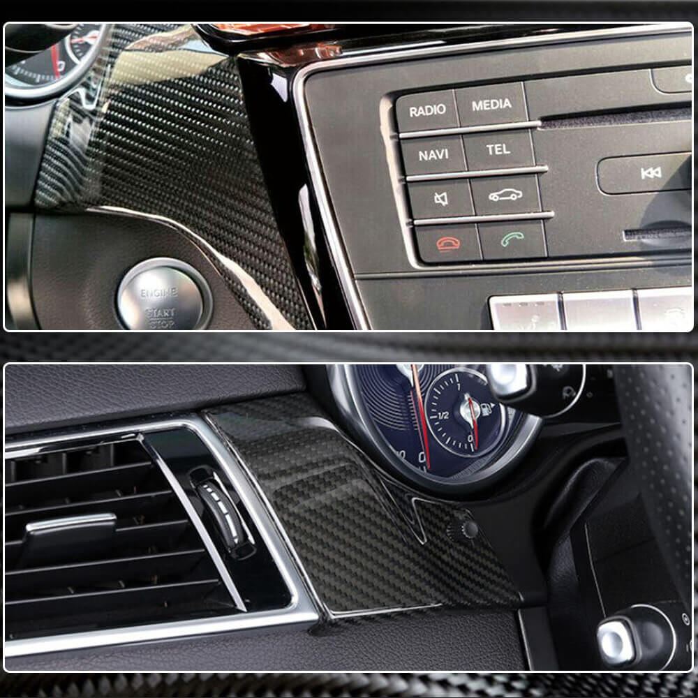 Mercedes Benz GLE Class C292 GLE43 GLE450 GLE63 AMG 2015-2019 Interior Dashboard Trims Carbon Fiber-Ahacarbon