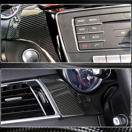 Mercedes Benz GLE Class C292 GLE43 GLE450 GLE63 AMG 2015-2019 Interior Dashboard Trims Carbon Fiber-Ahacarbon
