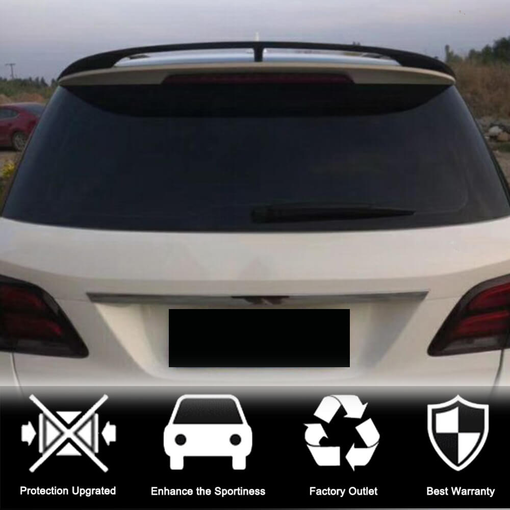 Mercedes Benz GLE Class W166 GLE350 GLE43 2015-2019 Rear Roof Spoiler Carbon Fiber-Ahacarbon