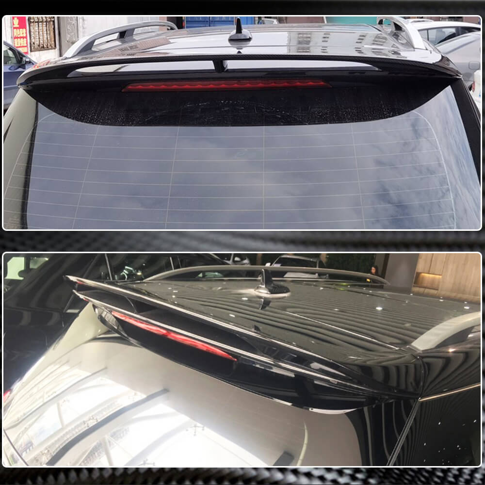 Mercedes Benz GLE Class W166 GLE350 GLE43 2015-2019 Rear Roof Spoiler Carbon Fiber-Ahacarbon