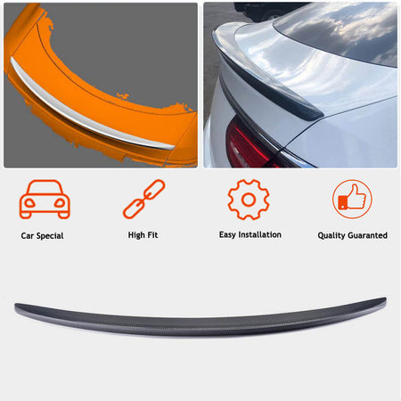 Mercedes Benz GLE Coupe C292 Sport Utility 2015-2019 Rear Trunk Spoiler Carbon Fiber-Ahacarbon