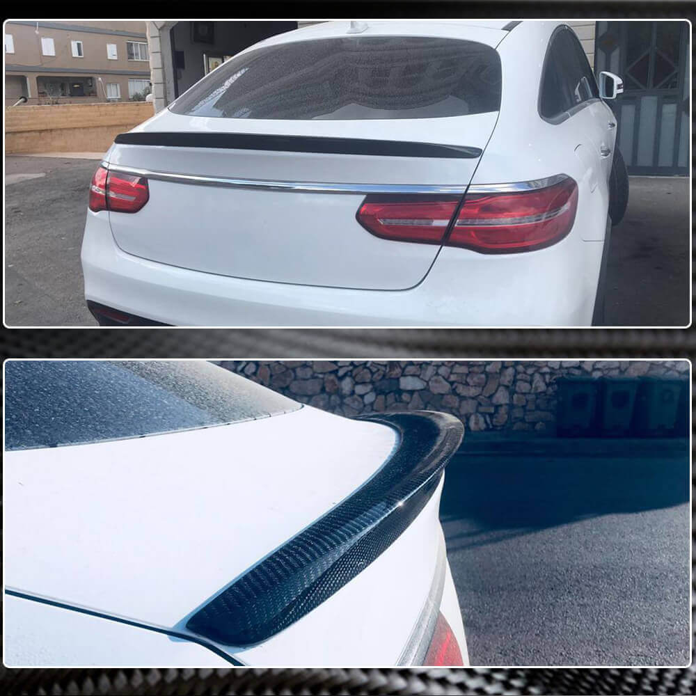 Mercedes Benz GLE Coupe C292 Sport Utility 2015-2019 Rear Trunk Spoiler Carbon Fiber-Ahacarbon
