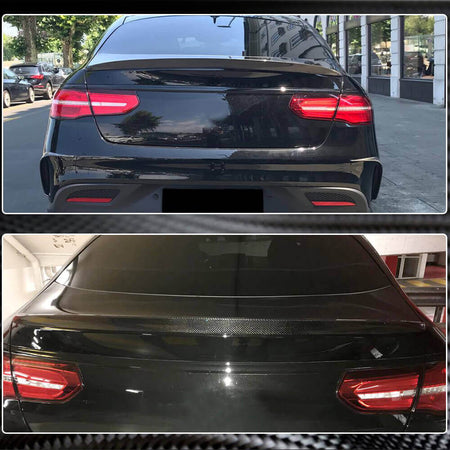 Mercedes Benz GLE Coupe C292 Sport Utility 2015-2019 Rear Trunk Spoiler Carbon Fiber-Ahacarbon
