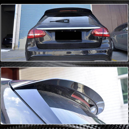 Mercedes Benz C Class S205 2015-2019 Rear Roof Spoiler Carbon Fiber-Ahacarbon