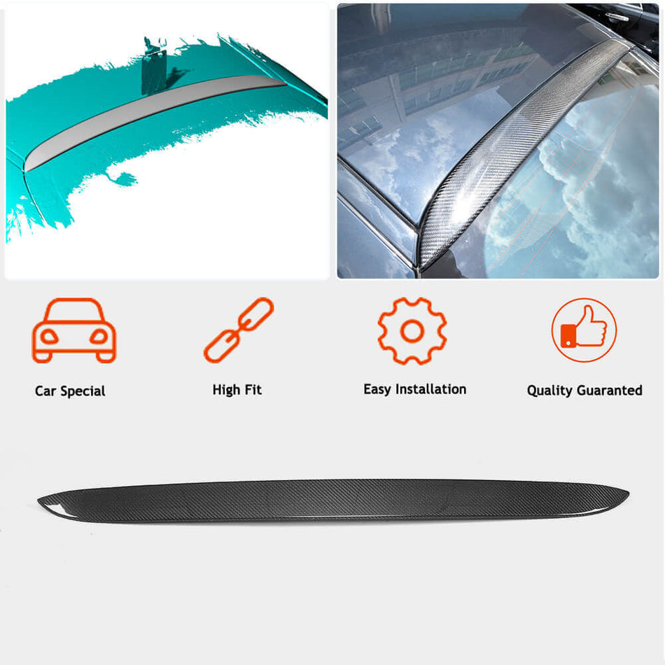 Mercedes Benz S Class (W217) C217 Coupe 2015-2020 Rear Roof Spoiler Carbon Fiber-Ahacarbon
