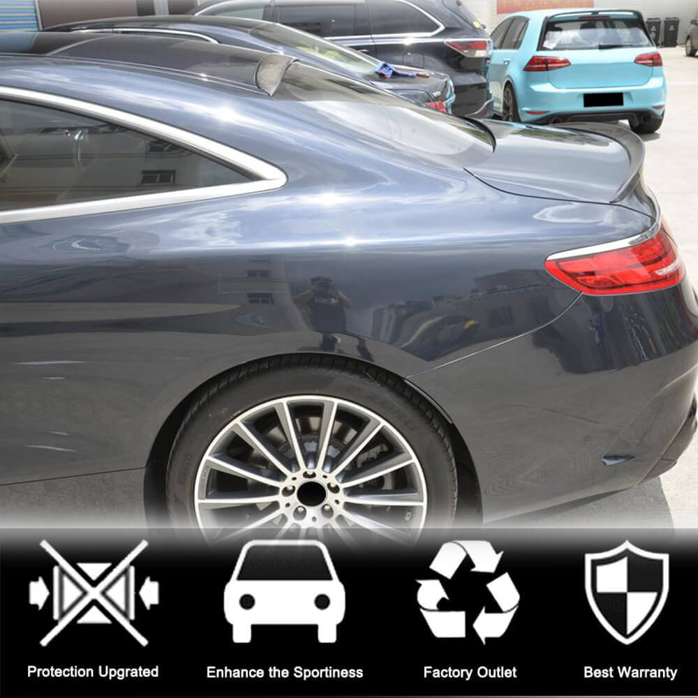 Mercedes Benz S Class (W217) C217 Coupe 2015-2020 Rear Roof Spoiler Carbon Fiber-Ahacarbon