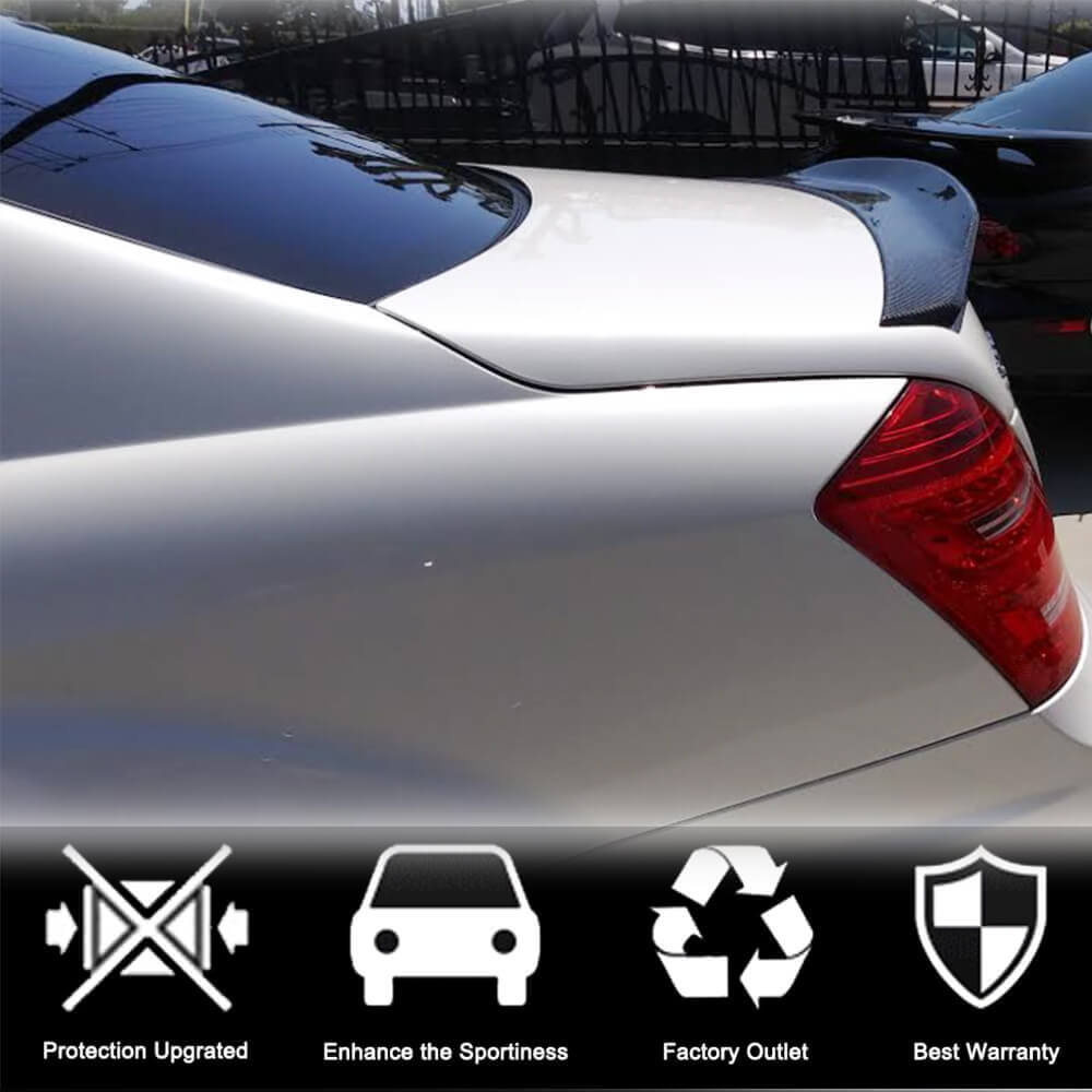 Mercedes Benz S Class W221 2008-2013 Rear Trunk Spoiler Carbon Fiber-Ahacarbon