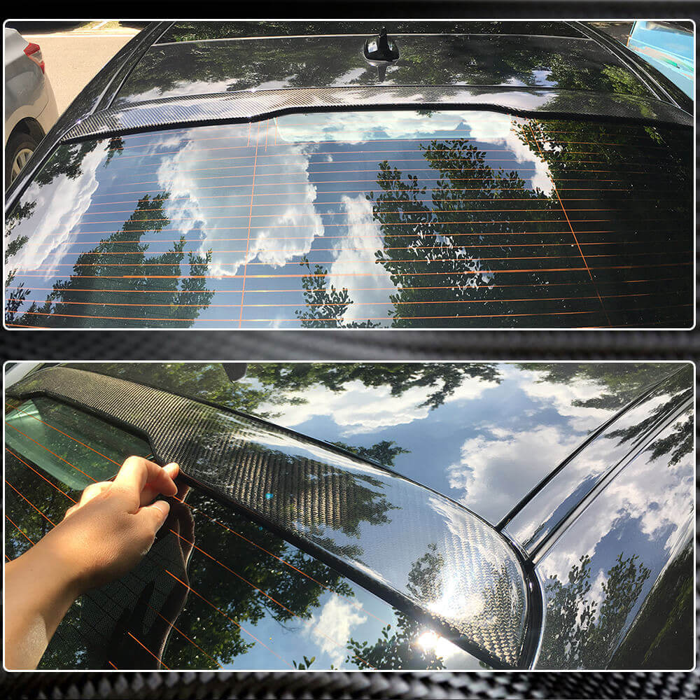 Mercedes Benz S Class W222 2014-2020 Rear Roof Spoiler Carbon Fiber/FRP-Ahacarbon