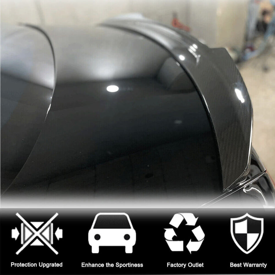 Mercedes Benz S Class (W217) C217 Coupe 2015-2020 Rear Trunk Spoiler Dry Carbon Fiber-Ahacarbon