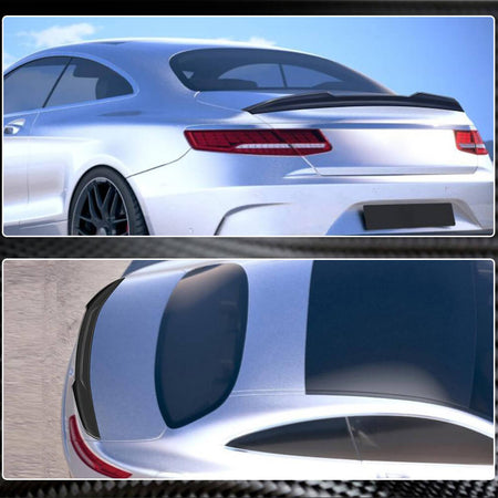Mercedes Benz S Class (W217) C217 Coupe 2015-2020 Rear Trunk Spoiler Dry Carbon Fiber-Ahacarbon