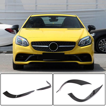 Mercedes Benz SLC Class R172 Base Convertible 2016-2020 Fog Light Vents Carbon Fiber-Ahacarbon