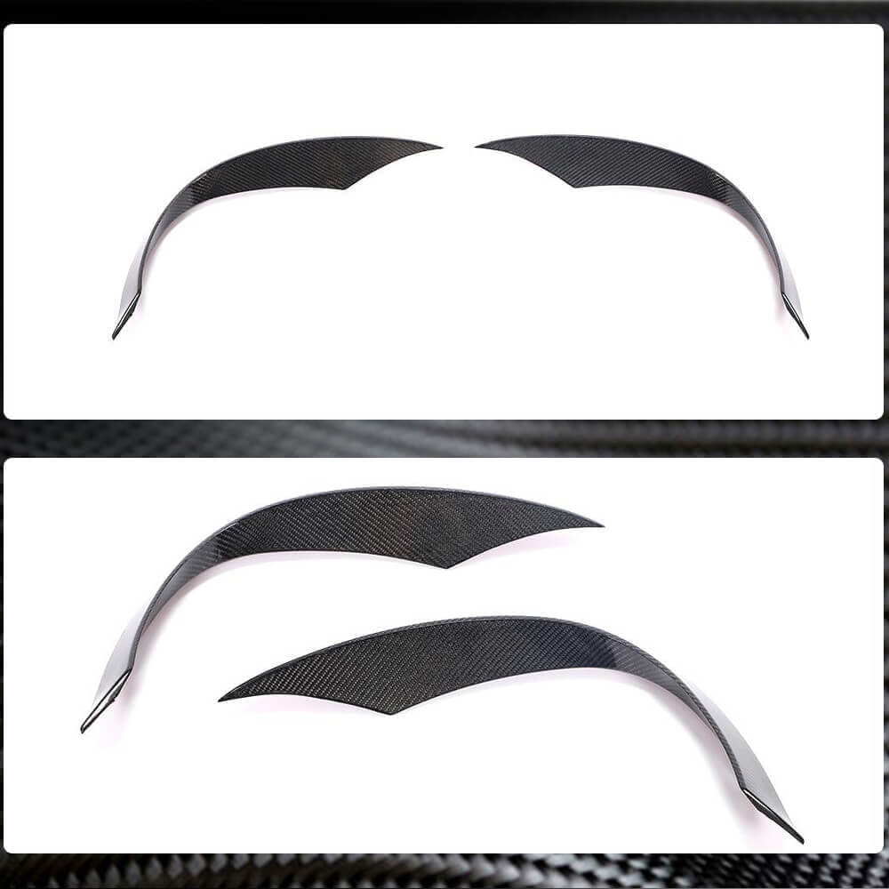 Mercedes Benz SLC Class R172 Base Convertible 2016-2020 Fog Light Vents Carbon Fiber-Ahacarbon