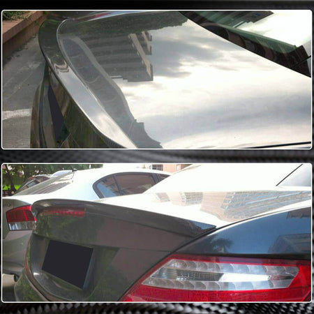 Mercedes Benz SLK Class R172 SLK200 SLK250 Pre-facelift 2012-2015 Rear Trunk Spoiler Carbon Fiber-Ahacarbon