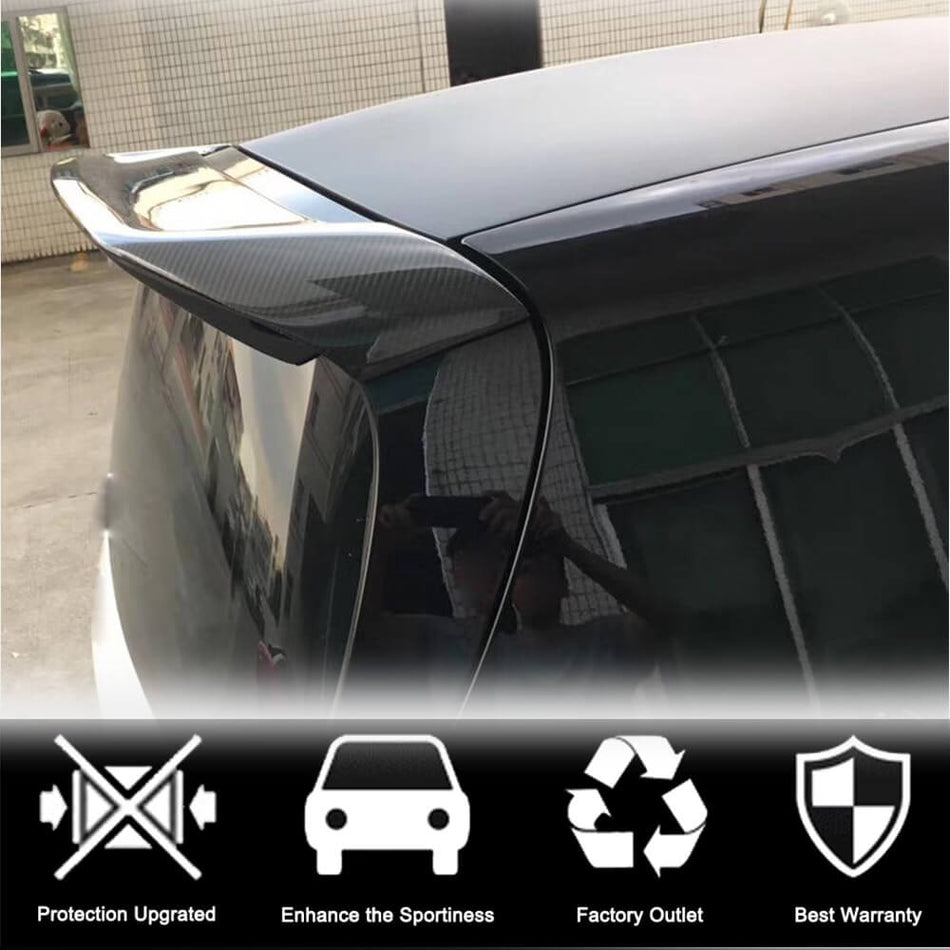 Mercedes Benz Smart Fortwo 2016-2019 Rear Roof Spoiler Carbon Fiber-Ahacarbon