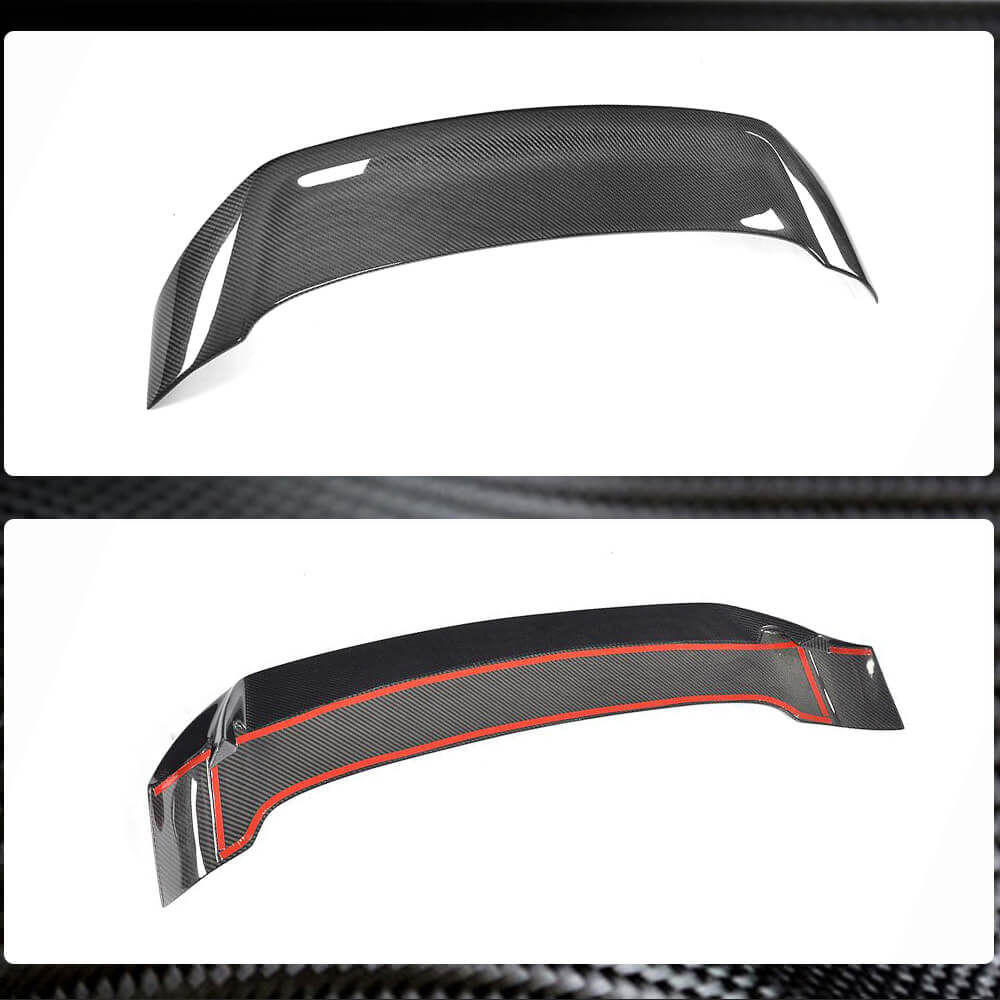 Mercedes Benz Smart Fortwo 2016-2019 Rear Roof Spoiler Carbon Fiber-Ahacarbon