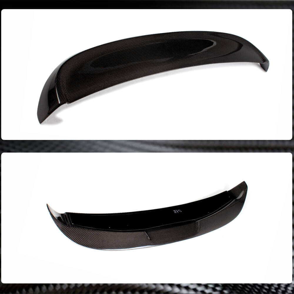 Mercedes Benz Smart fortwo 2008-2013 Rear Roof Spoiler Carbon Fiber-Ahacarbon
