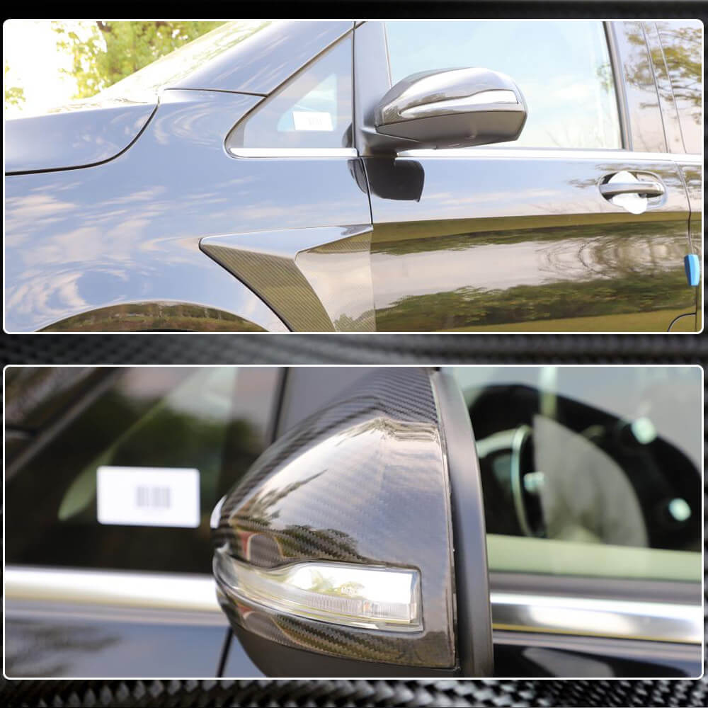 Mercedes Benz V Class W447 2016-2019 Mirror Covers LHD Pair Dry Carbon Fiber-Ahacarbon