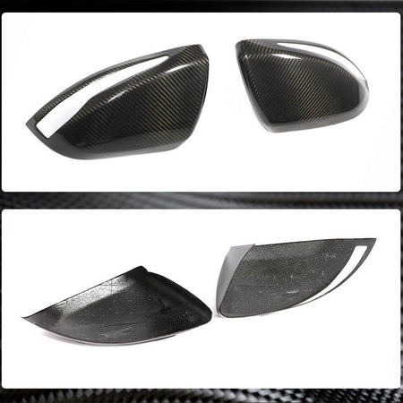 Mercedes Benz V Class W447 2016-2019 Mirror Covers LHD Pair Dry Carbon Fiber-Ahacarbon