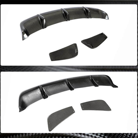 Mercedes Benz CLA Class W117 C117 CLA45 AMG Pre-facelift 2013-2016 Rear Bumper Diffuser Carbon Fiber-Ahacarbon