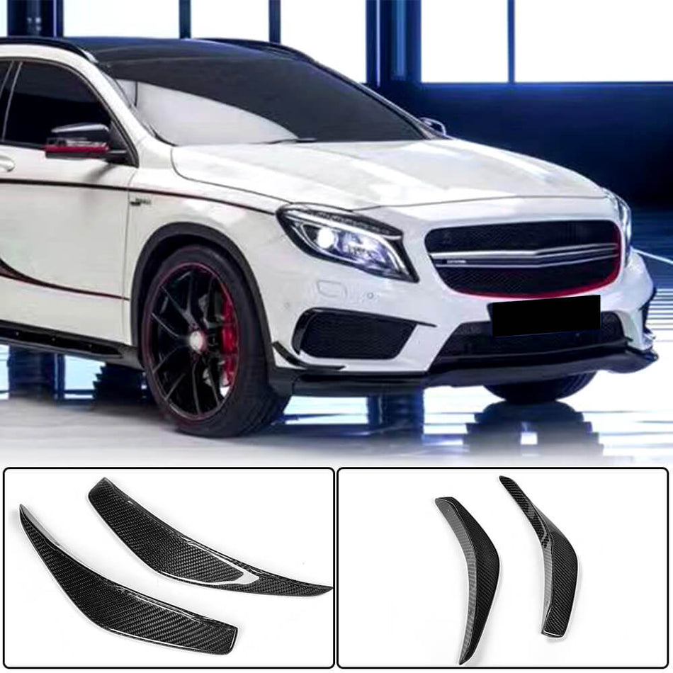Mercedes Benz CLA Class (W117) C117 CLA45 AMG 2013-2019 Front Bumper Vents Carbon Fiber-Ahacarbon