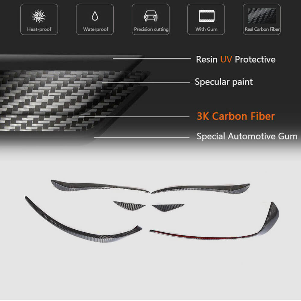 Mercedes Benz (W117) C117 CLA45 AMG Pre-facelift 2013-2015 Front Bumper Vents Carbon Fiber-Ahacarbon