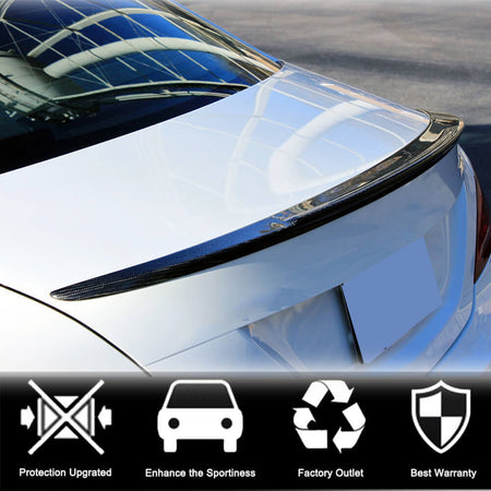 Mercedes Benz (W117) C117 2013-2019 Rear Trunk Spoiler Carbon Fiber-Ahacarbon
