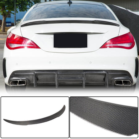 Mercedes Benz (W117) C117 AMG Sedan 2013-2019 Rear Trunk Spoiler Carbon Fiber-Ahacarbon