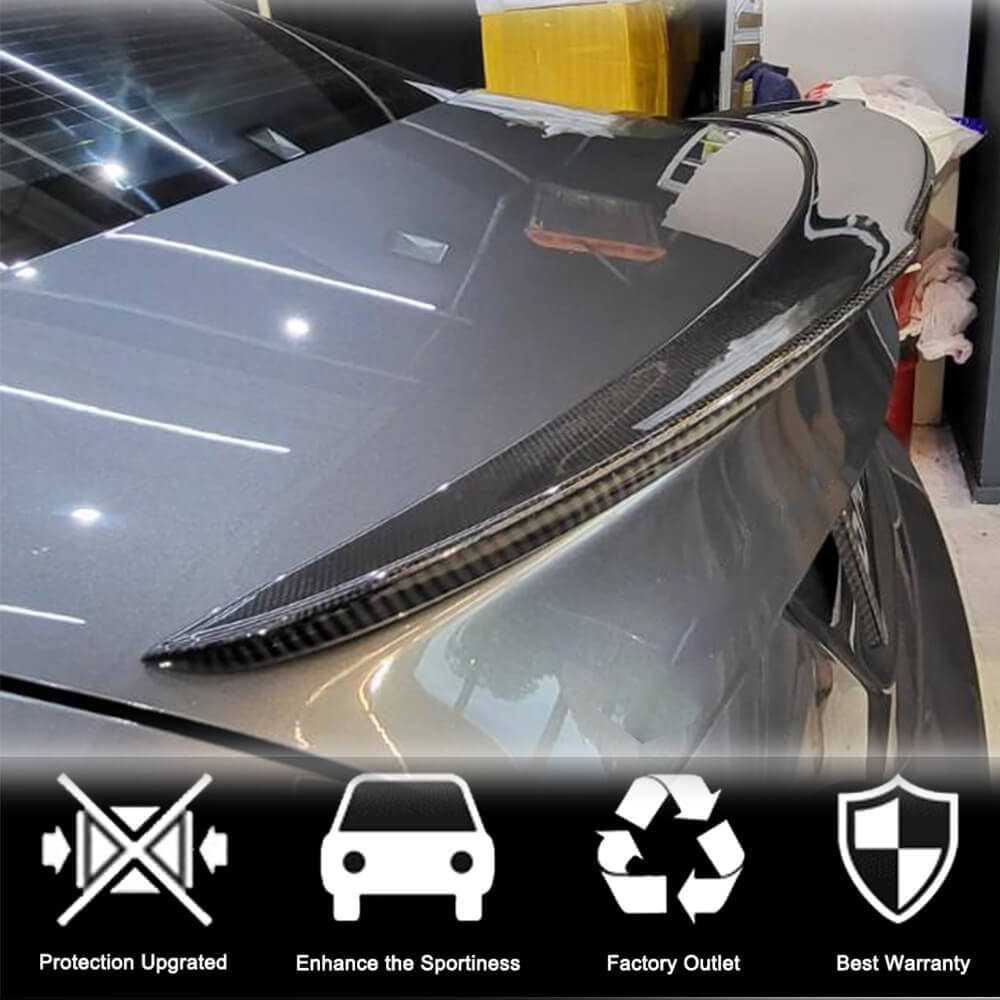 Mercedes Benz (W117) C117 AMG Sedan 2013-2019 Rear Trunk Spoiler Carbon Fiber-Ahacarbon