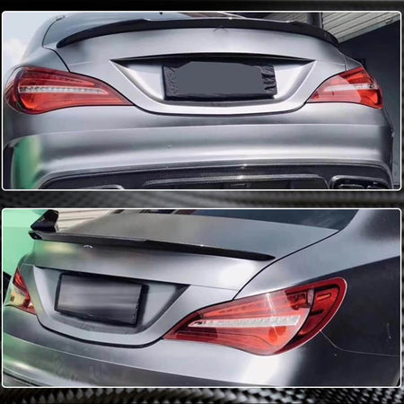 Mercedes Benz (W117) C117 AMG Sedan 2013-2019 Rear Trunk Spoiler Carbon Fiber-Ahacarbon