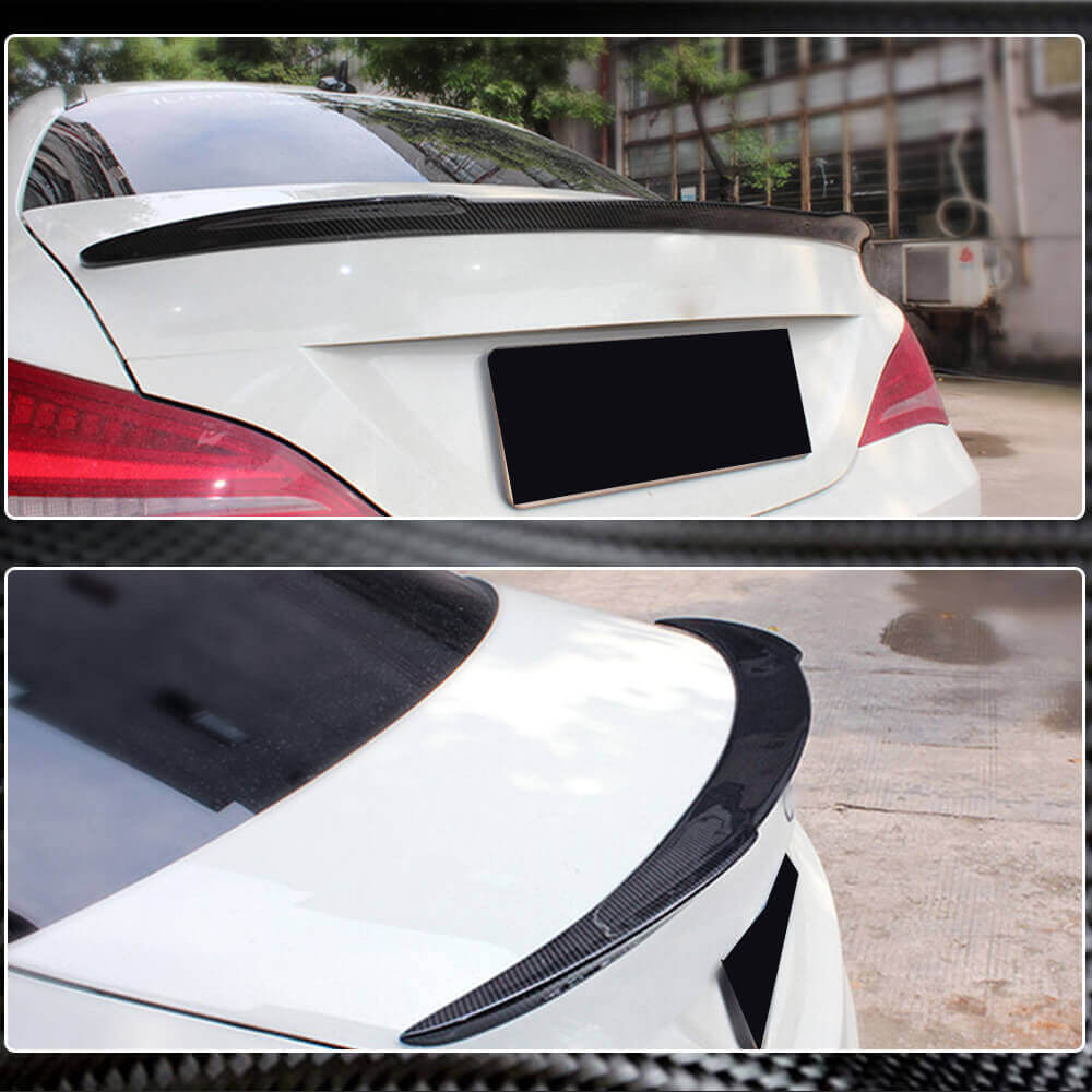 Mercedes Benz (W117) C117 AMG Sedan 2013-2019 Rear Trunk Spoiler Carbon Fiber-Ahacarbon