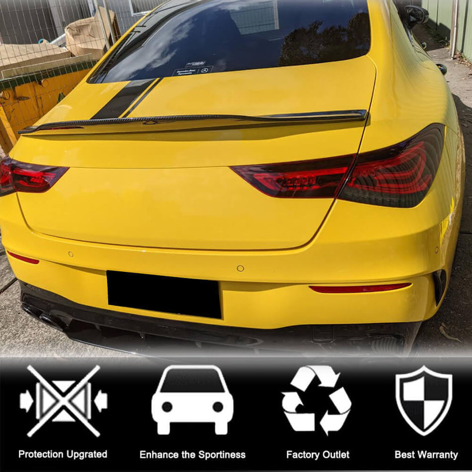 Mercedes Benz (W118) C118 2020UP Rear Trunk Spoiler Carbon Fiber-Ahacarbon