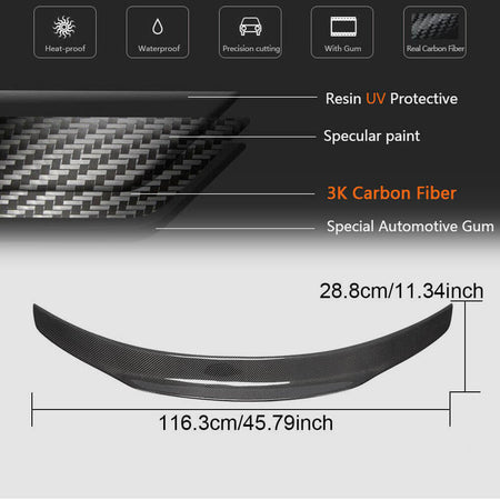 Mercedes Benz (W118) C118 2020UP Rear Trunk Spoiler Carbon Fiber-Ahacarbon