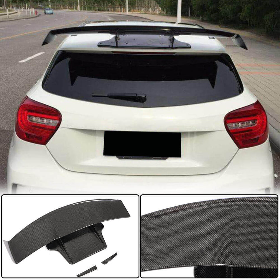 Mercedes Benz W176 2013-2018 Rear Roof Spoiler Carbon Fiber-Ahacarbon