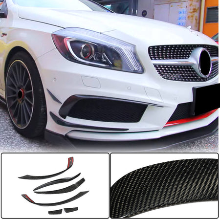 Mercedes Benz W176 A200 A250 Sport A45 AMG Pre-facelift 2013-2015 Front Bumper Vents Carbon Fiber-Ahacarbon
