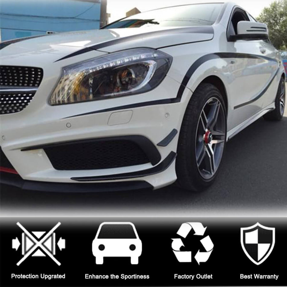 Mercedes Benz W176 A200 A250 Sport A45 AMG Pre-facelift 2013-2015 Front Bumper Vents Carbon Fiber-Ahacarbon