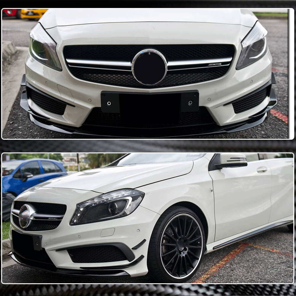 Mercedes Benz W176 A200 A250 Sport A45 AMG Pre-facelift 2013-2015 Front Bumper Vents Carbon Fiber-Ahacarbon