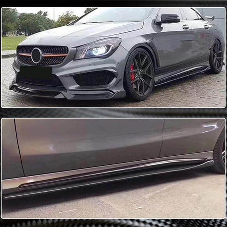Mercedes Benz W176 (W117) C117 AMG Hatchback 2013-2018 Side Skirts Carbon Fiber-Ahacarbon