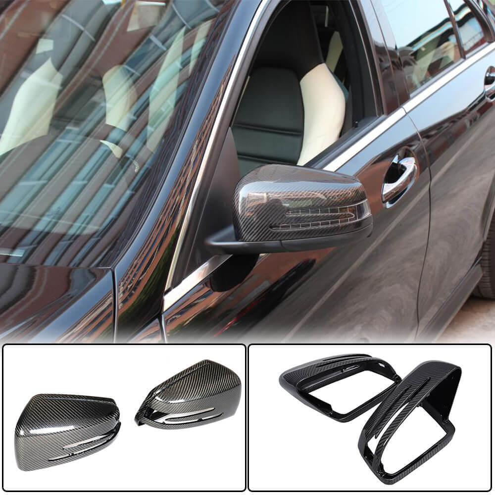 Mercedes Benz W176 W117 W246 W204 W212 W218 W221 Mirror Covers Carbon Fiber-Ahacarbon