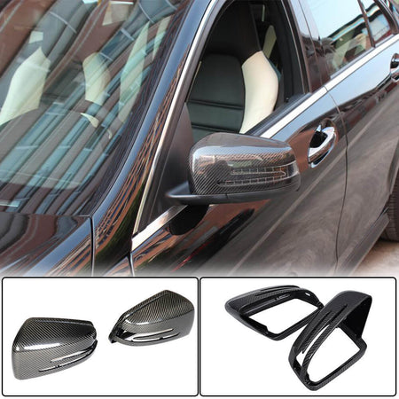 Mercedes Benz W176 W117 W246 W204 W212 W218 W221 Mirror Covers Carbon Fiber-Ahacarbon