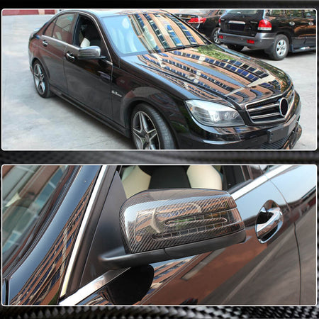 Mercedes Benz W176 W117 W246 W204 W212 W218 W221 Mirror Covers Carbon Fiber-Ahacarbon
