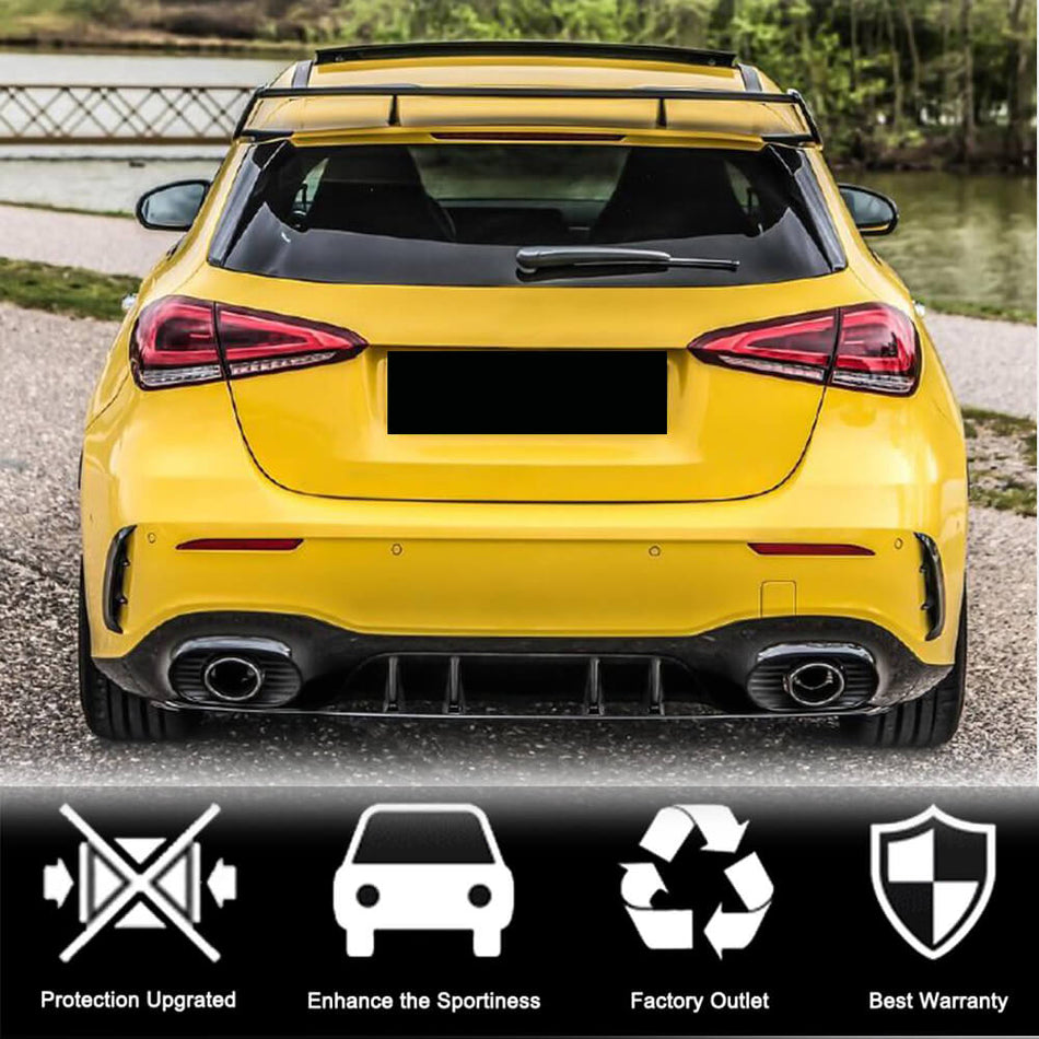 Mercedes Benz A Class W177 AMG Hatchback 2019UP Rear Roof Spoiler Carbon Fiber/FRP-Ahacarbon