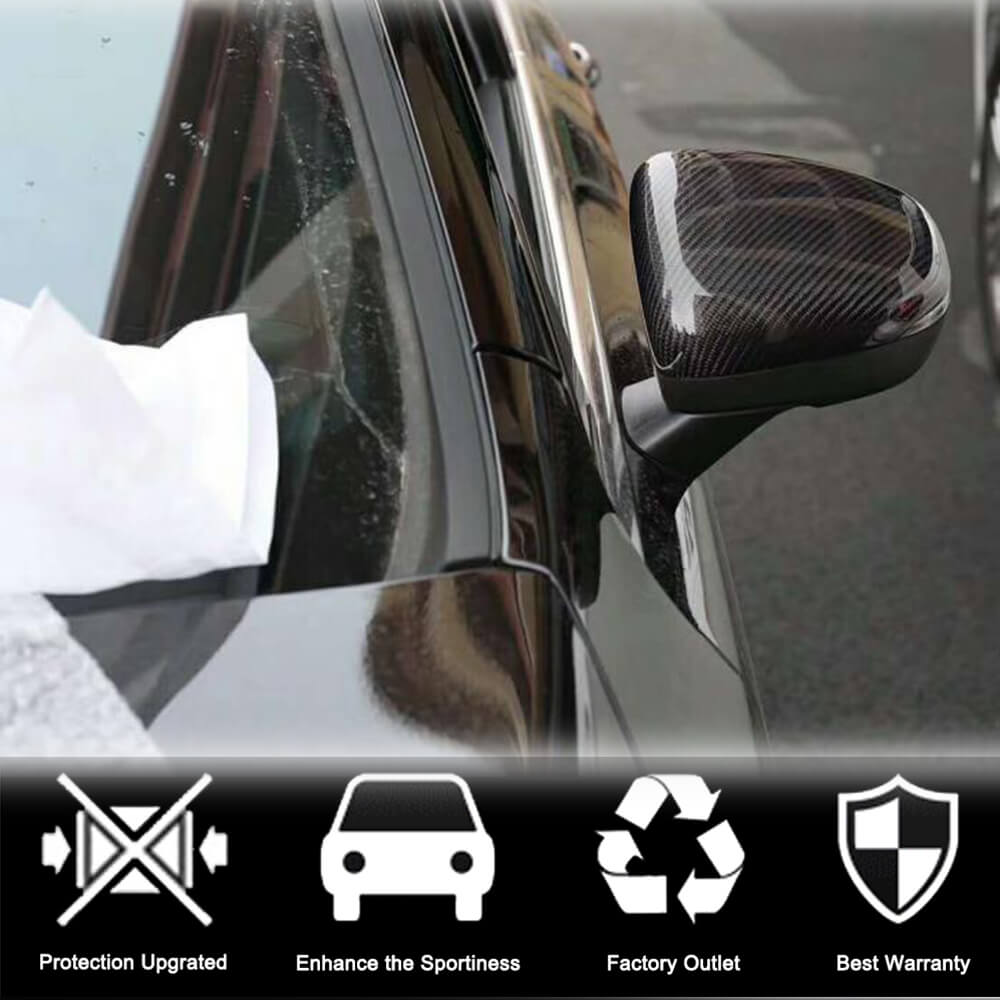 Mercedes Benz A Class W177 V177 2019-2022 Mirror Covers Pair Carbon Fiber-Ahacarbon