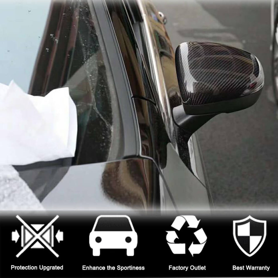 Mercedes Benz A Class W177 V177 2019-2022 Mirror Covers Pair Carbon Fiber-Ahacarbon