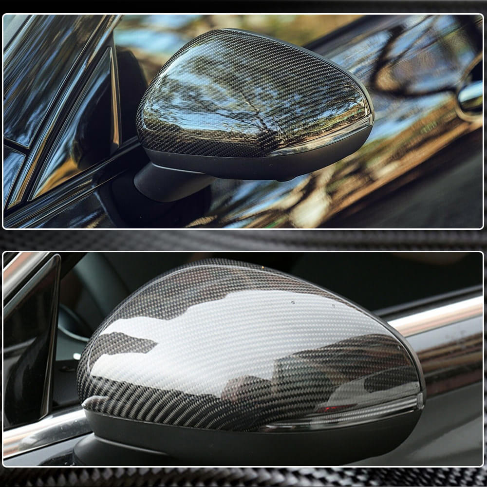Mercedes Benz A Class W177 V177 2019-2022 Mirror Covers Pair Carbon Fiber-Ahacarbon