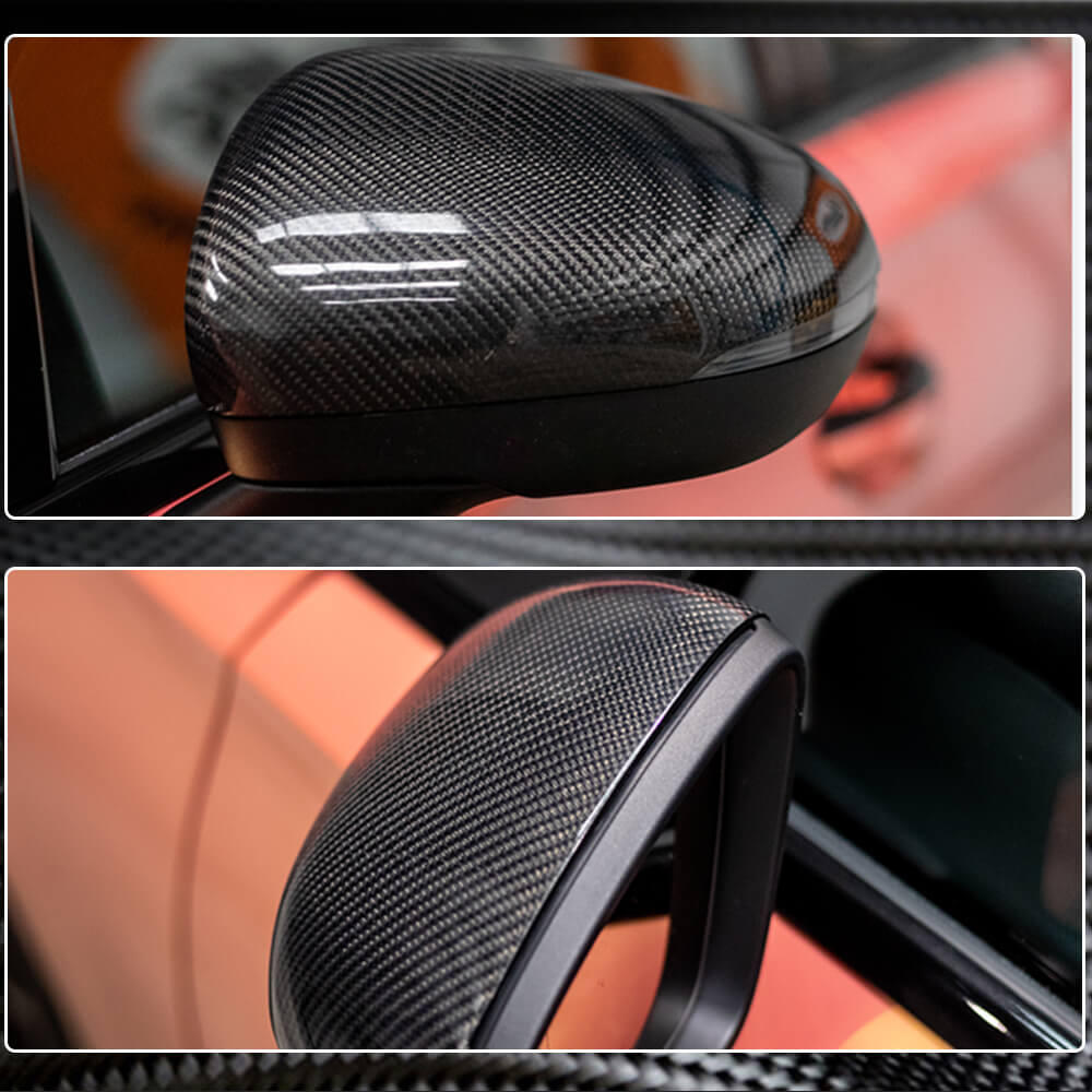 Mercedes Benz A Class W177 V177 2019-2022 Mirror Covers Pair Carbon Fiber-Ahacarbon
