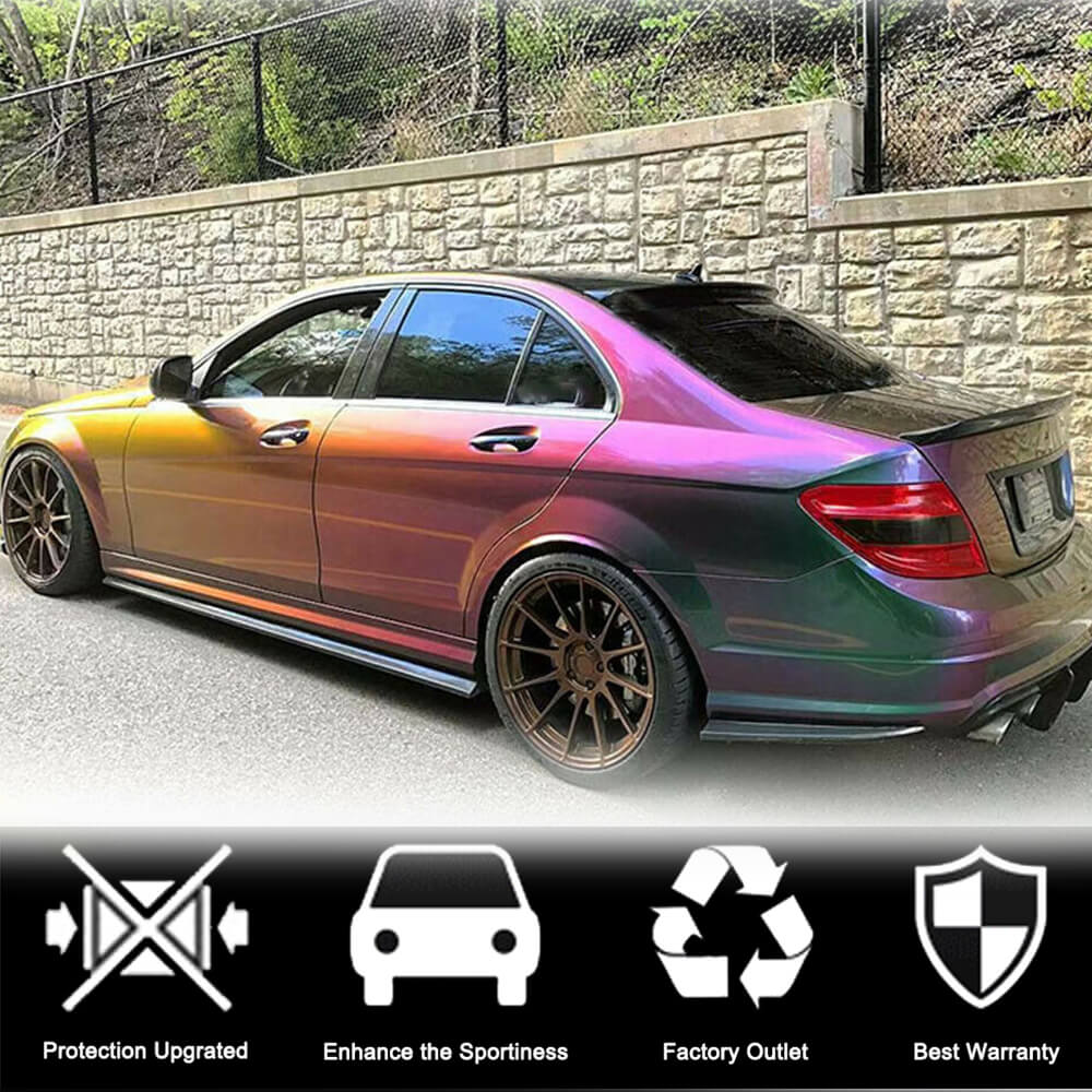 Mercedes Benz W204 C63 AMG 2008-2014 Side Skirts Carbon Fiber-Ahacarbon