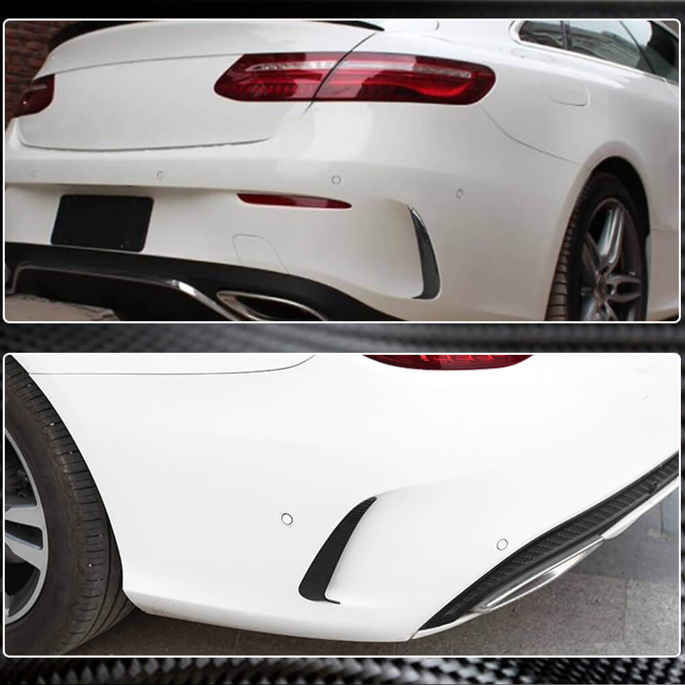 Mercedes Benz (W205) C205 A205 C43 AMG Pre-facelift 2015-2019 Rear Bumper Vents Carbon Fiber-Ahacarbon